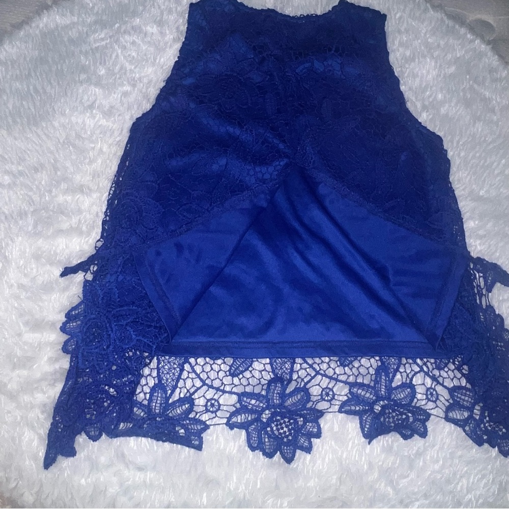 💙💙💙Top - Blouse Royal blue (M) - Picture 3 of 8